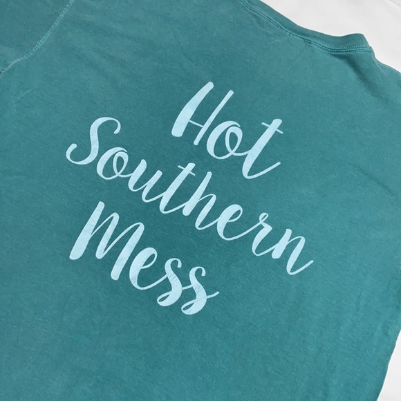 “Hot Southern Mess" Comfort Colors "T" Ole Smokey Mountain Tennessee Whiskey - Picture 4 of 9